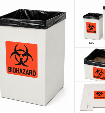 Bio-Hazardous Healthcare Waste Box for Medical Waste Collection