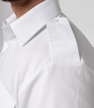Short Sleeve Pilot Shirt with two chest pockets and epaulettes
